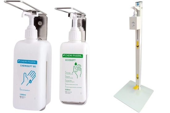 Disinfectant holders/dispensers