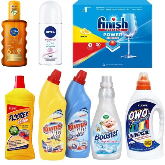 Saimniecības preces, tīrīšanas līdzekļi