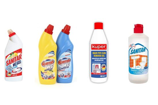 Sanitāro telpu tīrīšanas līdzekļi