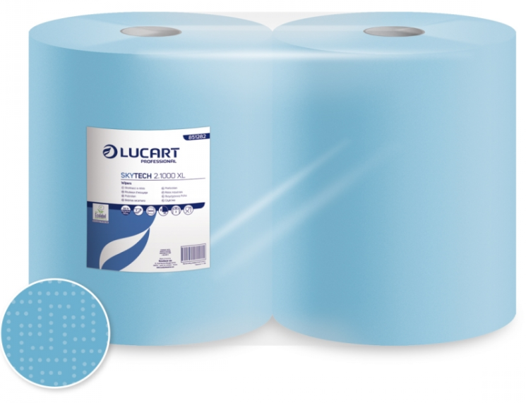 Lucart SKYTECH 2.500XL, industriālais papīrs (zils)
