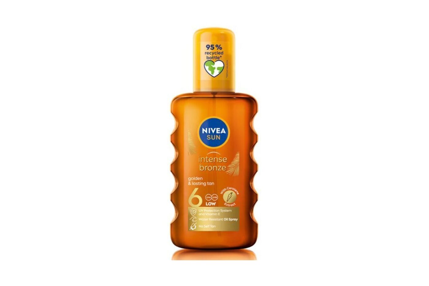 NIVEA SUN Intense Bronze SPF6 izsmidzināma eļļa ar karotīnu un E vitamīnu, 200 ml