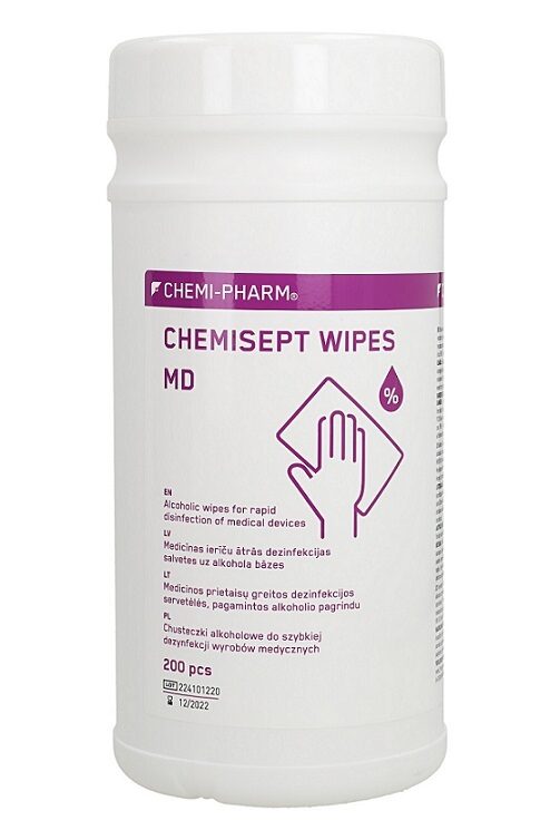 Dezinfekcijas salvetes Chemisept wipes MD N200