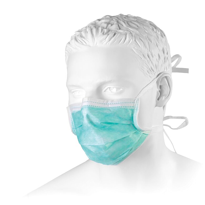 BETAtex meditsiiniline mask, paeltega, 3-kihiline, II tüüp, roheline, 50 tk