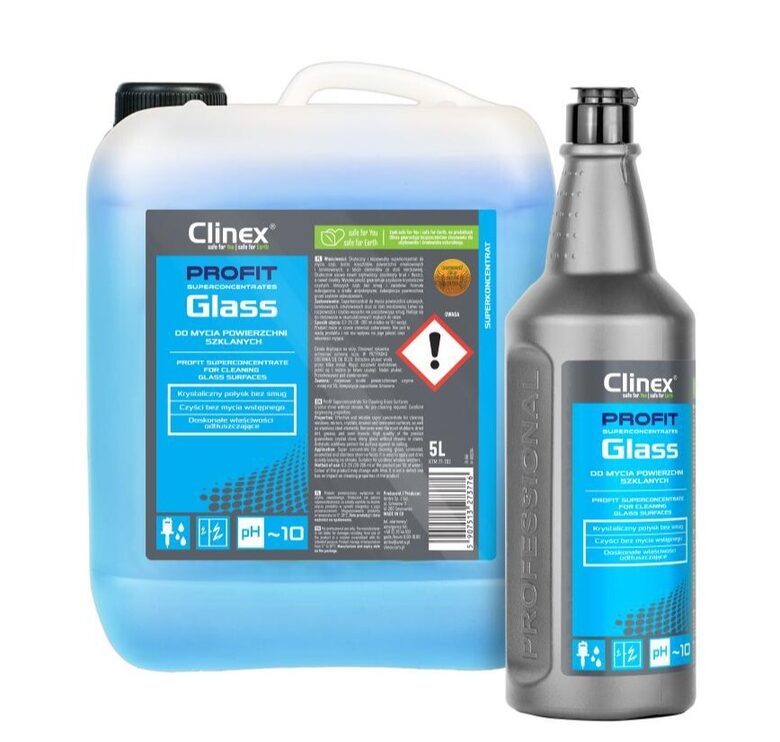 CLINEX PROFIT Glass - augsti koncentrēts līdzeklis stikla virsmu tīrīšanai