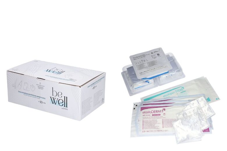 Be Well Paka lielas pēcoperācijas brūces aprūpei – Sterilitāte un Komforts Mājas Apstākļos