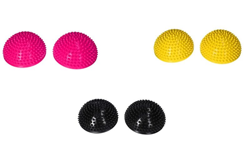 Sensomotorās puslodes (2 gab.) yellowSPORT yellowBALANCE pods