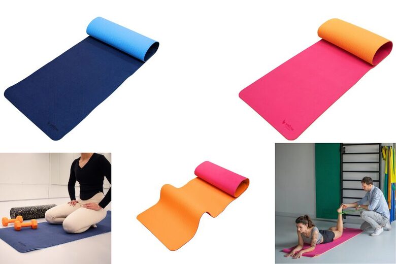 Neslīdošs vingrošanas paklājs yellowSPORT yellowMAT TPE