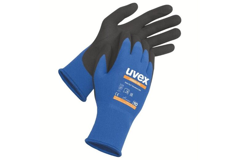 Uvex athletic lite montāžas cimdi zili