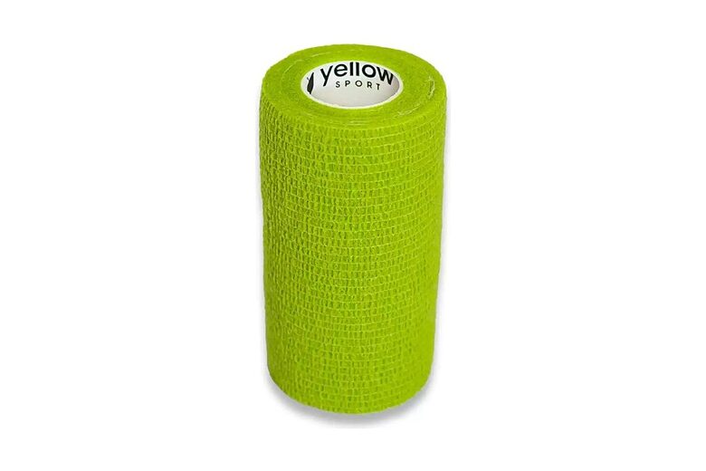Ātrais plāksteris! Elastīgā saite yellowBAND Pašpielīpošs pārsējs zaļš,10cm x 4,5m