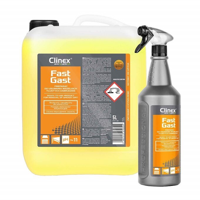 Taukainu virsmu tīrīšanas līdzeklis CLINEX FAST GAST 1000ml