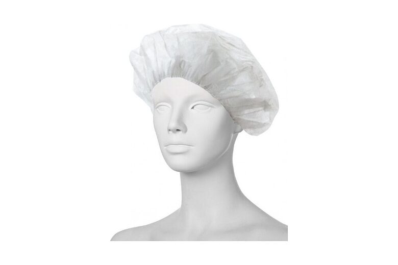 Disposable Beret-Type Caps (100 pcs) 58 cm