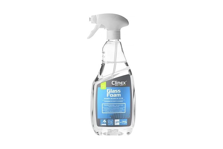 Stikla virsmu tīrīšanas līdzeklis putas veidojošs CLINEX GLASS FOAM 650ml