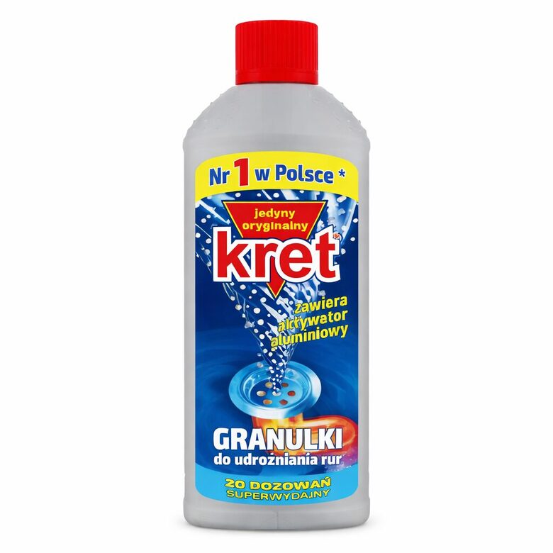 KRET cauruļu tīrīšanas granulas, 800 g