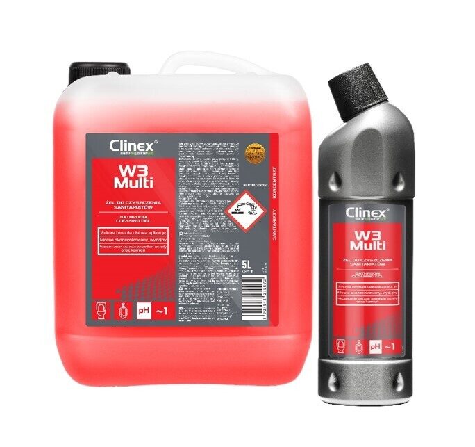 Sanitāro telpu mazgāšanas līdzeklis  CLINEX W3 MULTI 1L 