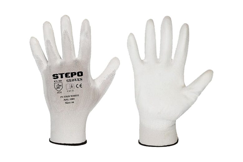 Work gloves PU-EKO White