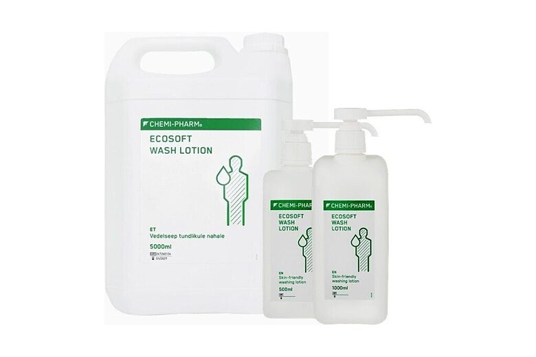 ECOSOFT WASH LOTION Sensitive — maigas šķidrās ziepes jutīgai ādai
