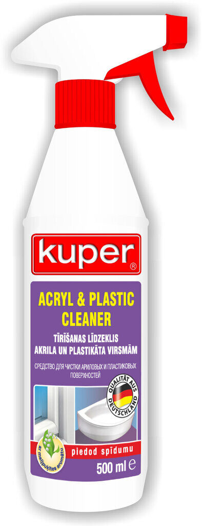 Kuper akrila un plastikāta virsmām tīrīšanas līdzeklis , 500ml