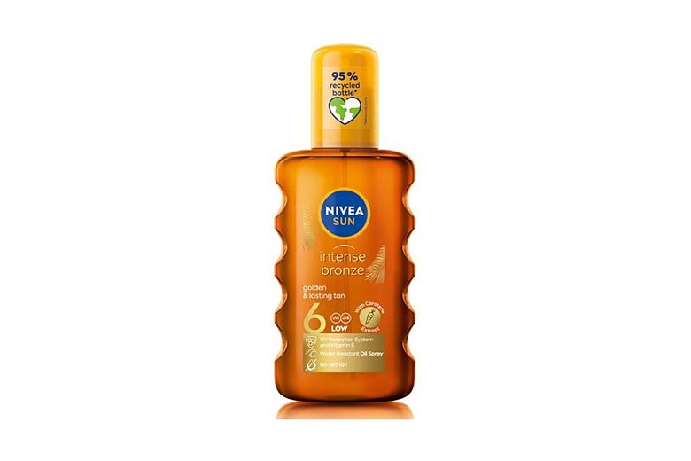 NIVEA SUN Intense Bronze SPF6 izsmidzināma eļļa aizsardzībai pret sauli ar karotīna ekstraktu un E vitamīnu, 200ml