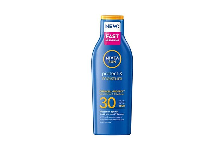 NIVEA SUN Protect&Moisture SPF30 mitrinošs losjons aizsardzībai pret sauli, 200ml