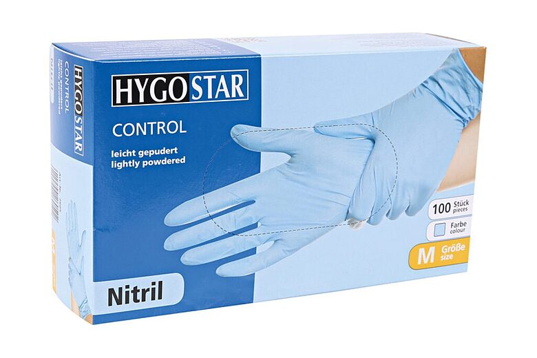 Pūderēti nitrila cimdi CONTROL