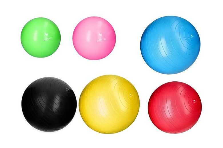 Rehabilitācijas bumba yellowSPORT yellowGYM Ball,pumpis komplektā