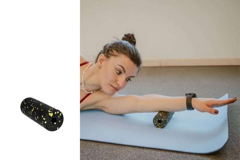 Massage roller yellowROLLER EPP black yellow