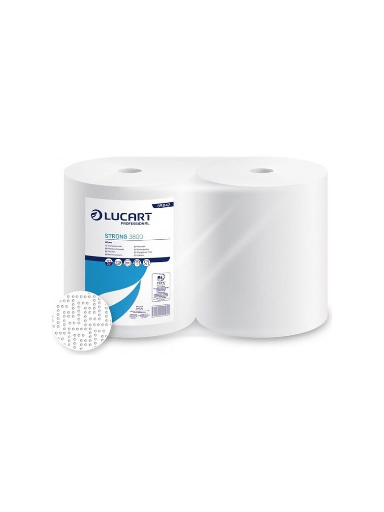 STRONG 3800 — 3-ply industrial paper towel rolls (2 rolls)
