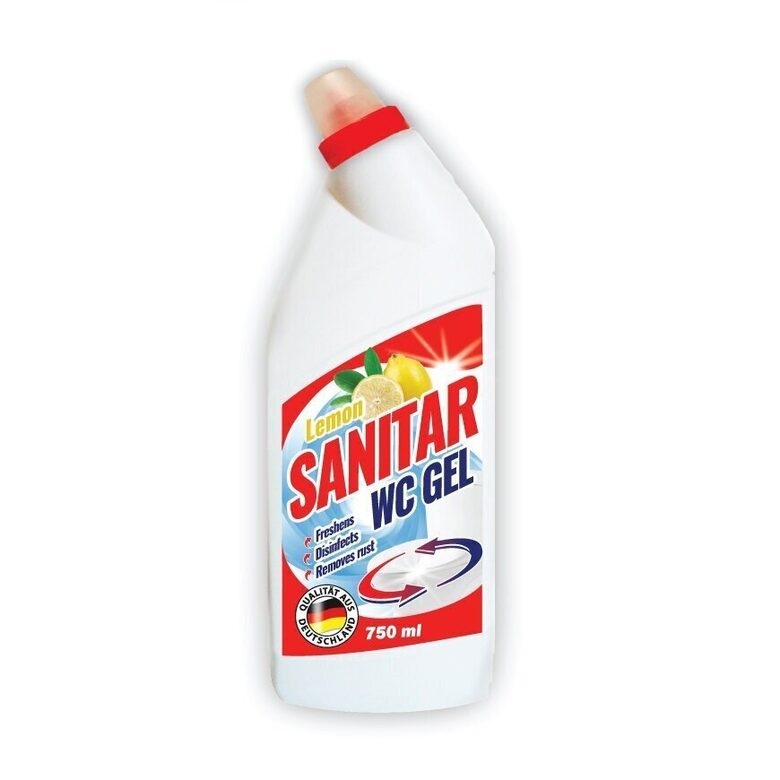SANITAR WC, Citrons - tīrīšanas un dezinfekcijas gēls - 750ml