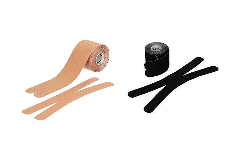 yellowSPORT yellowPRECUT TAPE – kinezioloģiskā teips X formā, 20 gab. (5 cm × 25 cm)