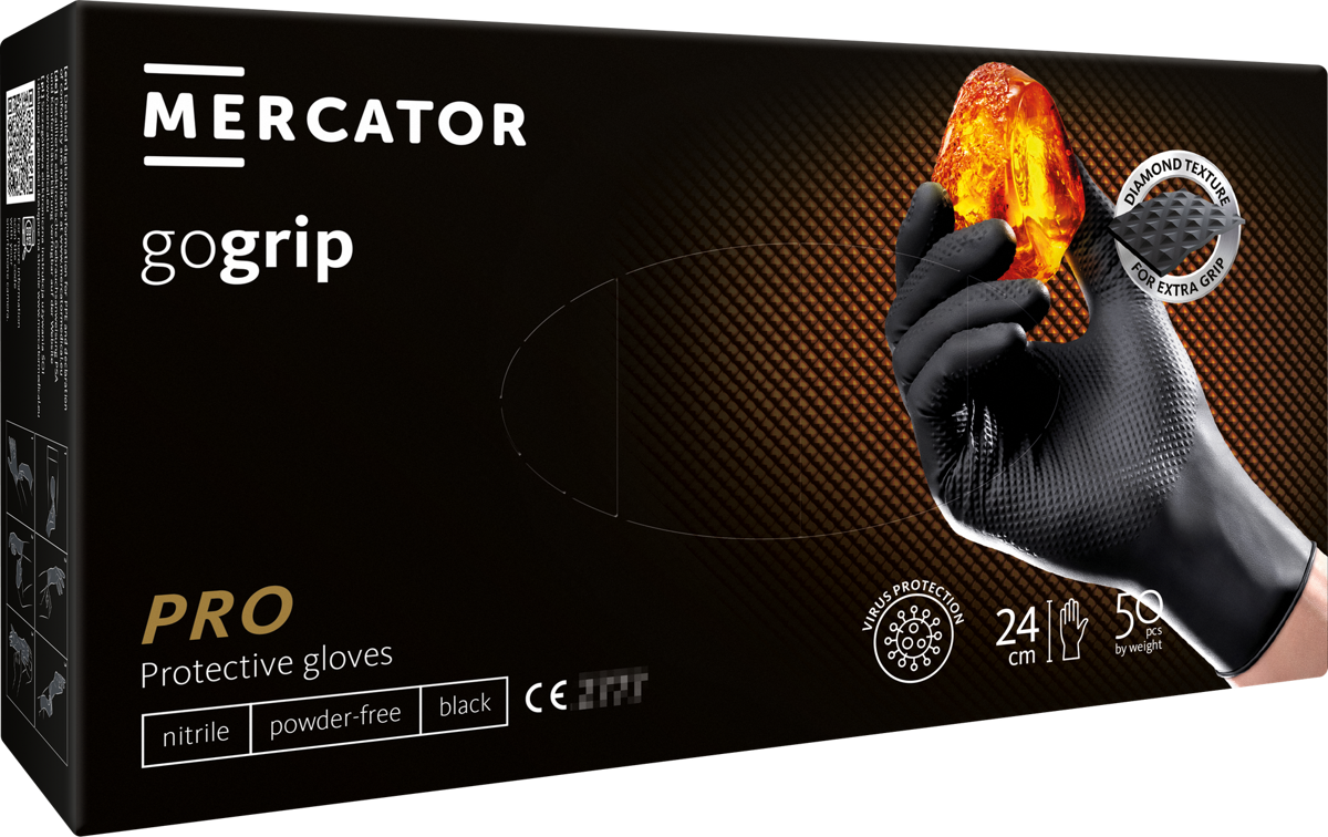 MERCATOR gogrip black, N50