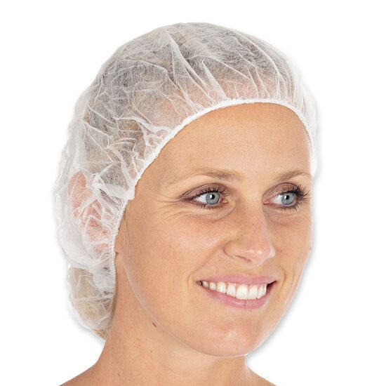 Vienreizlietojamās cepurītes (berete) «Bettina Light», balta N100