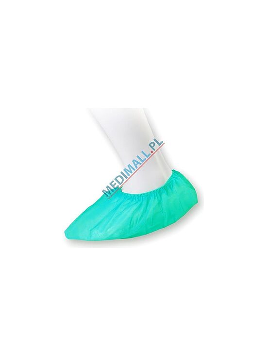 BETAtex Shoe Covers, Non-woven 30 g/m², Non-sterile, Green, 100 pcs (50 pairs)