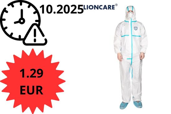 Kombinezons LIONCARE® CoverPrem+ Disposable Protective C700