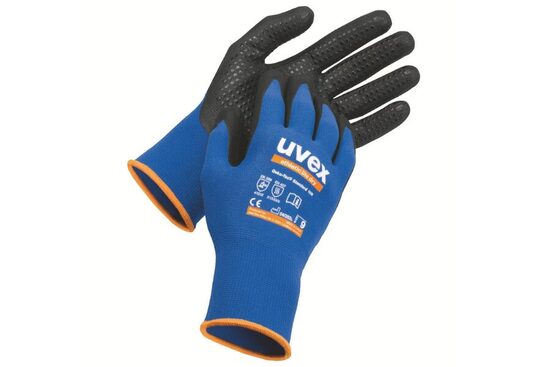 uvex athletic lite dry montāžas cimdi zili