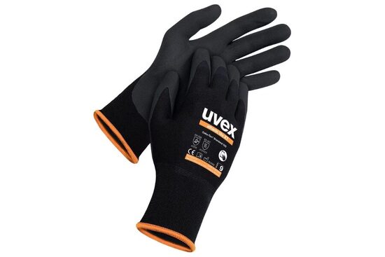 Uvex athletic lite xt montāžas cimdi melni