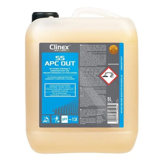 CLINEX S5 APC OUT, 5 L - attaukojošs tīrīšanas līdzeklis