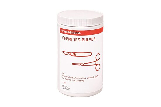 CHEMIDES PULVER — augsta līmeņa medicīnas ierīču dezinfekcijas pulveris