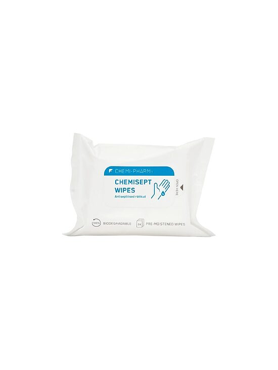 CHEMISEPT WIPES — salvetes roku dezinfekcijai ar pantenolu