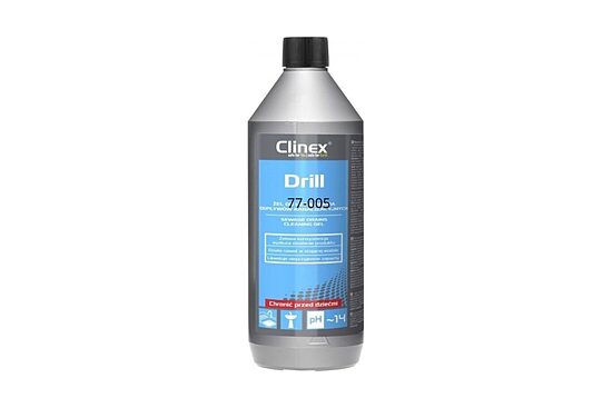 Kanalizācijas cauruļu tīrīšanas gēls CLINEX DRILL 1000ml
