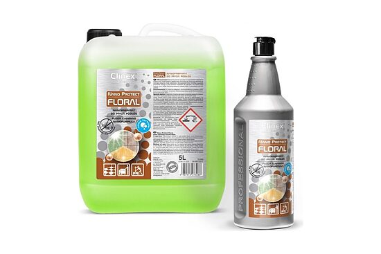 CLINEX NANO PROTECT FLORAL Universāls mazgāšanas līdzeklis nano daļiņas saturošs