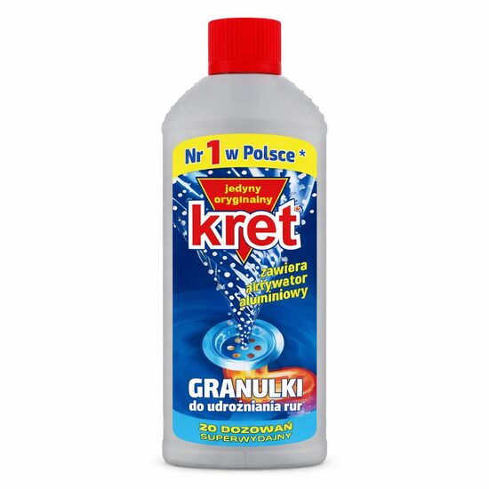 KRET cauruļu tīrīšanas granulas, 800 g