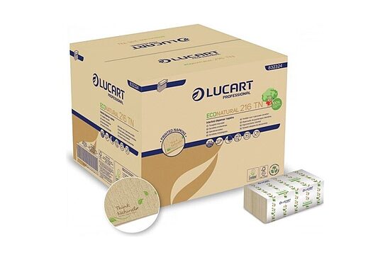 ECONATURAL 216 TN — 2-ply table napkins from recycled cartons