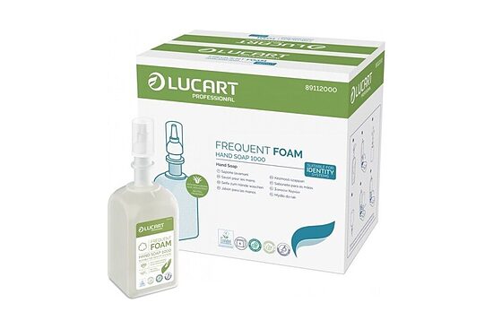 Lucart IDENTITY FREQUENT FOAM HAND SOAP 1000 — hipoalerģiskas putu ziepes