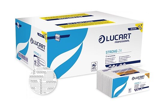 Lucart STRONG ELITE Z4 FOLD, Z-locījuma papīra roku salvetes