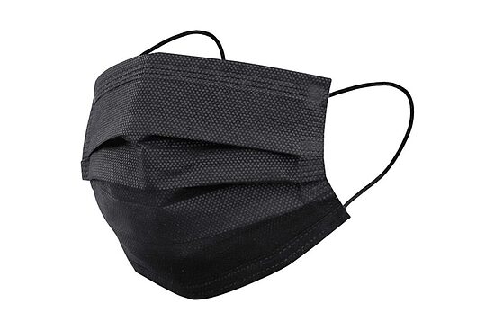 Medicīniskās sejas maskas, I tips, melnas, 50 gb, Mercator