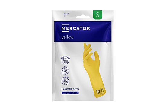 MERCATOR yellow N2 Lateksa cimdi