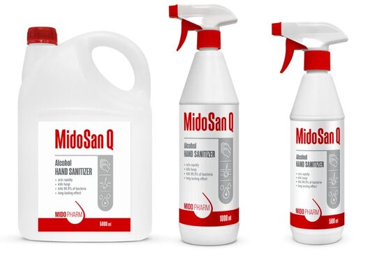 MidoSan Q roku dezinfekcijas līdzeklis