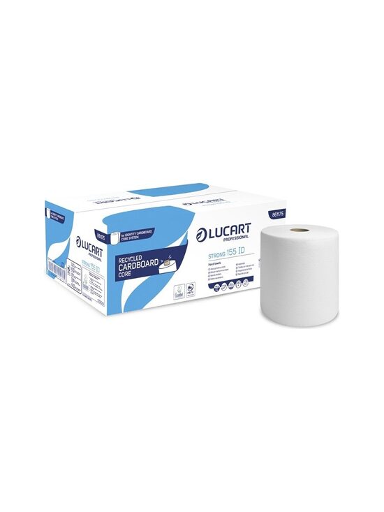 Lucart Strong 155 ID Autocut Hand Towel Roll, 2-ply, 155 m