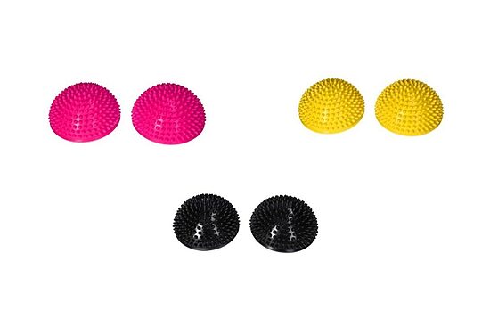 Sensomotorās puslodes (2 gab.) yellowSPORT yellowBALANCE pods