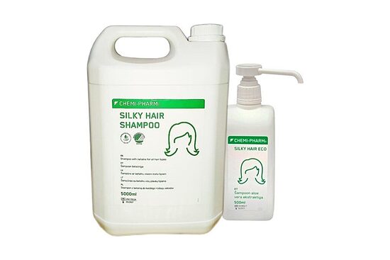SILKY HAIR ECO — šampūns ar alveju visiem matu tipiem